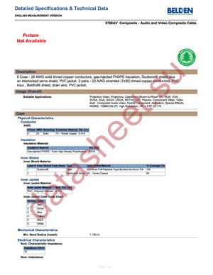 5788AV 0091000 datasheet  